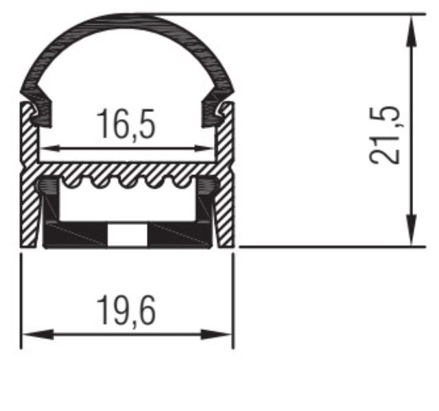 S-Line 19.6 x 21.5mm E Skizze