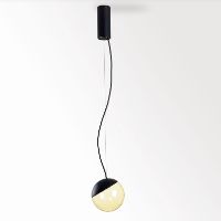 GIBBO black with bowl glass amber