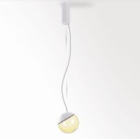 GIBBO white with bowl glass amber
