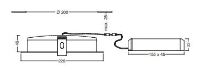Masszeichnung LOC Downlight 228