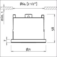 Avant-garde 2-35 Wide schwarz Masszeichnung