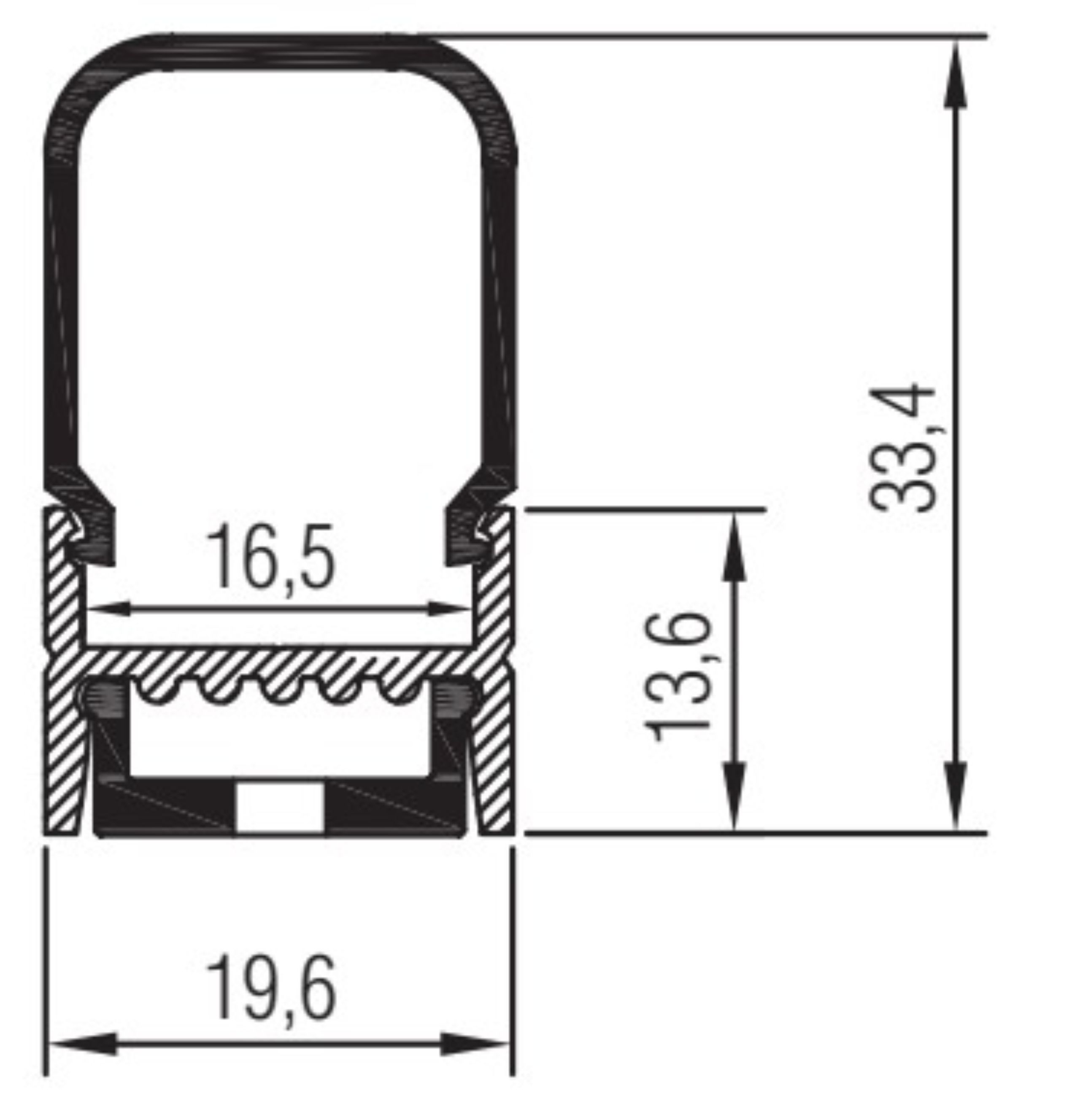 S-Line 19.6 x 33.4mm A Skizze